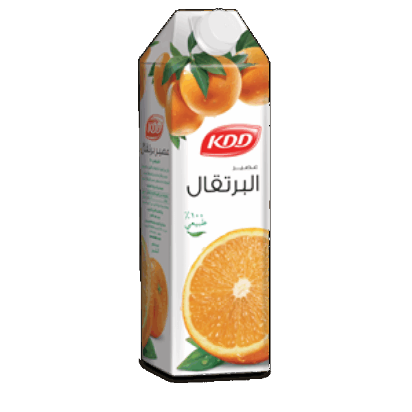 عصير برتقال بدون سكر 1 لتر KDD